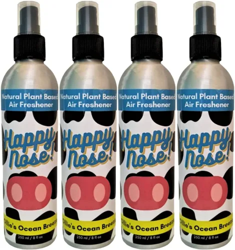 Vista 10 de Happy Nose! Ambientador natural a base de plantas, espray neutralizador de olores para el hogar, trabajo, mascotas, vehículo, humo, equipo deportivo