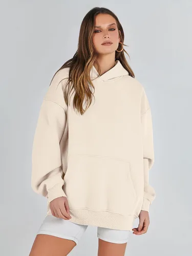 Vista 3 de ANRABESS Womens Oversized Hoodies Fleece Sweatshirts Long Sleeve Hooded Pullover Winter Clothes with Pocket