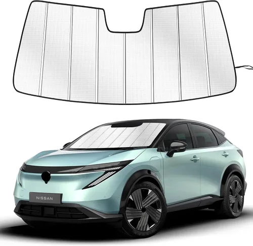 Vista 31 de Parasol para parabrisas para Honda CR-V 2017-2022, diseño plegable de acordeón de ajuste personalizado, accesorios de automóvil, protector de visera
