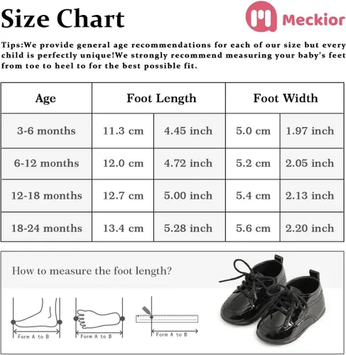 Vista 6 de Meckior Mocasines clásicos de piel sintética para niños y niñas, zapatos de vestir Oxford para niños y niñas, zapatos de vestir planos para caminar