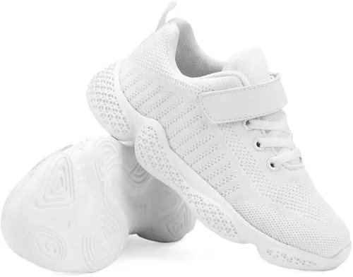 Vista 5 de YAVY Tenis unisex para niños, tenis para correr, zapatos ligeros para caminar (niñosniñosniños pequeñosniños grandes)
