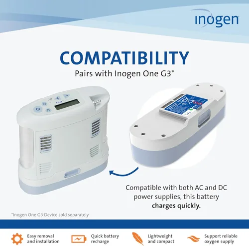 Vista 2 de Inogen Batería para celular de 16 celdas para One G3