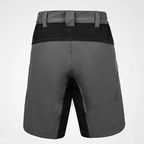 Vista 5 de Pantalones cortos de ciclismo acolchados con acolchado para niños y adolescentes, pantalones cortos de ciclismo de montaña, bolsillos con cremallera