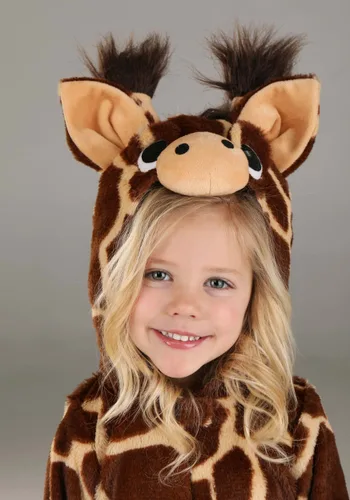 Vista 3 de Disfraz de Jirafa Suave para Niños Pequeños Multicolor