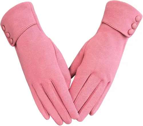 Vista 42 de Tomily - Guantes de forro polar para mujer con pantalla táctil