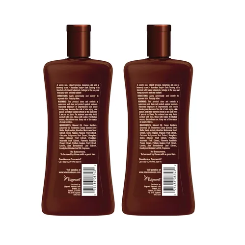 Vista 8 de Hawaiian Tropic Aceite de bronceado oscuro, 8 onzas líquidas Aceite corporal hidratante con manteca de cacao, potenciador de bronceado, 8 onzas