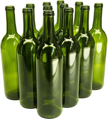 Vista 3 de Home Brew Ohio Botellas verdes de 25.4 fl oz Burdeos Caja de 12