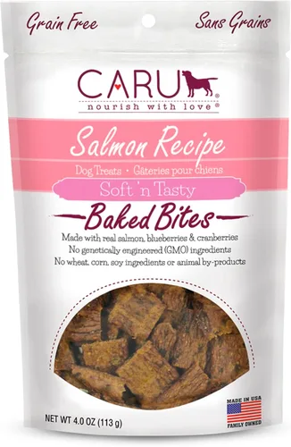 Vista 14 de Caru Soft 'n Tasty Baked Bites - Golosinas para perros, receta de cocodrilo, 3.5 onzas