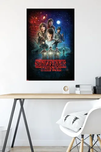 Vista 4 de Trends International 24X36 Netflix Stranger Things - Póster de pared de una hoja, 24" x 36", versión sin marco