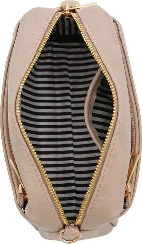 Vista 117 de FashionPuzzle Triple Zip Small Crossbody Bag