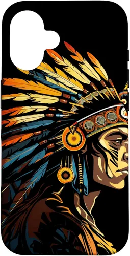 Vista 32 de Funda de orgullo indígena con plumas para iPhone 17