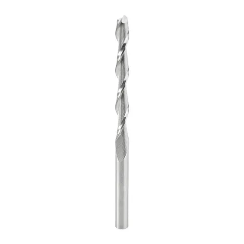 Vista 4 de Amana Tool - 46032 Carburo sólido CNC de corte de espuma espiral de extremo de bola de corte hacia arriba 1/4 de diámetro x 2-1/4 x