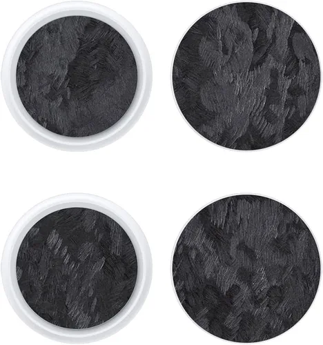 Vista 65 de SopiGuard Adhesivo para Apple AirTag Precision de borde a borde para panel trasero (negro cepillado)
