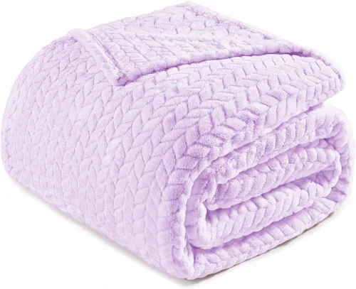 Vista 34 de Exclusivo Mezcla Manta de forro polar para sofá, 50 x 70 pulgadas, camello