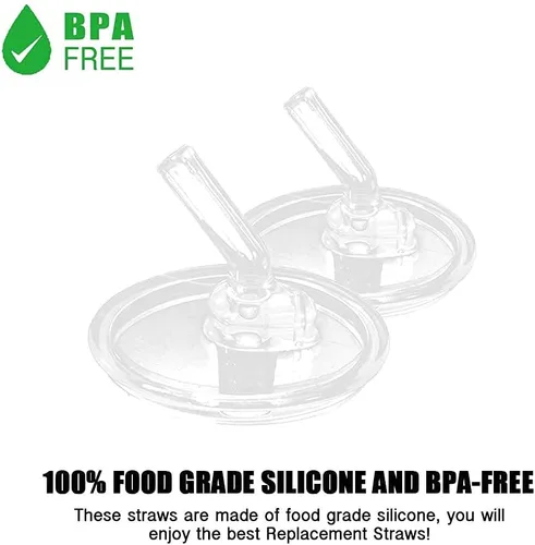 Vista 12 de Greant 2 popotes de repuesto compatibles con botellas THERMOS FOOGO de 10 onzas (modelo BS535), piezas de repuesto sin BPA compatibles con FOOGO