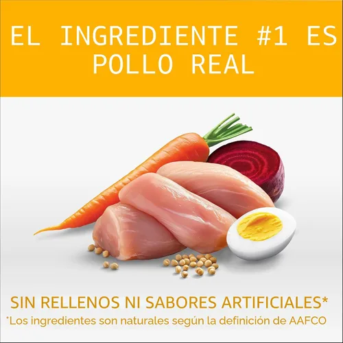 Vista 3 de IAMS Proactive Health - Alimento seco para cachorros sabor pollo, bolsa de 5 libras Omega-3 DHA for cognitive & vision development, protein from