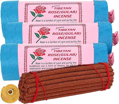 Vista 8 de Incienso tibetano antiguo de madera de agar, para mediación, yoga, oración, medicina aromática, alivio del estrés, calma