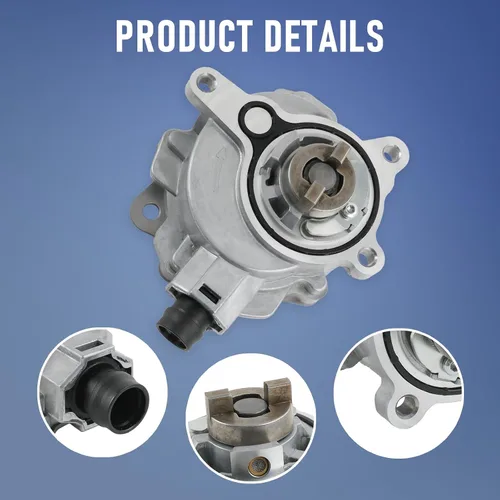Vista 5 de Bomba de vacío de freno LR047384 compatible con Land Rover Ford Edge Escape Focus Fusion Jaguar Lincoln 2.0L reemplaza # 724807650 LR025601 LR039592