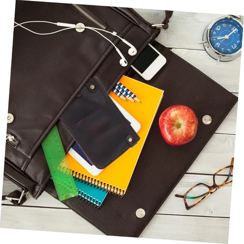 Vista 2 de ERINGOGO 2 pcs key case zip wallet wallets for men leather zip lock organizer Zipper Car Key Bag car case key