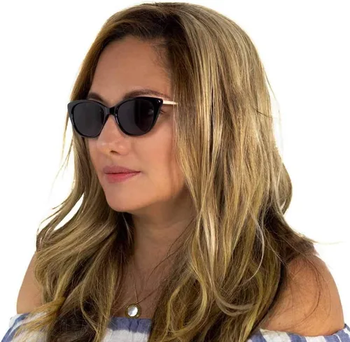 Vista 2 de VITENZI Lentes de sol para mujer, lentes de sol de lectura tintados con lectores completos integrados, Verona