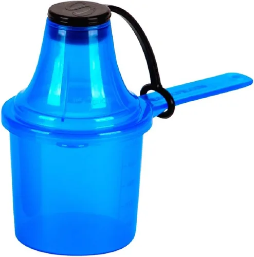 Vista 7 de 15 cc 1 cucharada 1/2 fl oz. 14.8 mL Cuchara de plástico de mango corto con embudo adjunto, cucharas medidoras para polvos, café, comida