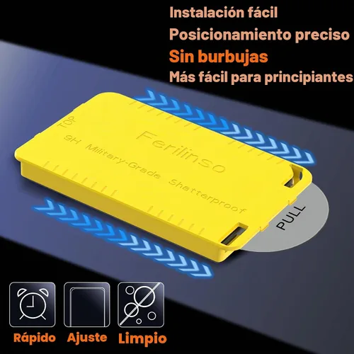 Vista 6 de Ferilinso Protector de pantalla de privacidad para iPhone Duo, parte