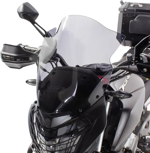 Vista 3 de GP Kompozit Parabrisas corto transparente compatible con Bajaj Dominar 250 / Dominar 400 2017-2023 14.6 in