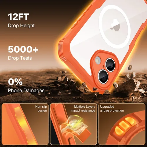 Vista 316 de CENHUFO Funda de privacidad para iPhone 11 Pro, funda de cuerpo completo con protector de pantalla de privacidad de vidrio templado 9H integrado