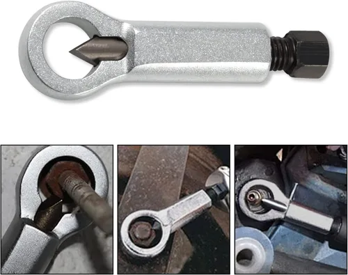 Vista 5 de SPEEDWOX Herramientas divisoras de tuercas, rompedor de tuercas de metal, herramienta de extracción manual de tuercas de presión para tuercas