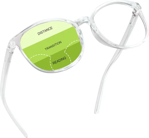 Vista 11 de YEIN Gafas presbípicas multifocales progresivas, gafas de sol grises fotocrómicas