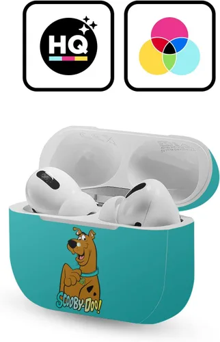 Vista 2 de Head Case Designs Calcomanía de vinilo con licencia oficial de Scooby-Doo Scoob Mystery Inc. compatible con Apple AirPods Pro