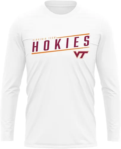 Vista 45 de Camisa deportiva de manga larga oficial de la NCAA Collegiate para hombre, colección de carbón elegante Universidad Estatal de Arizona/W/Sleek/Ls