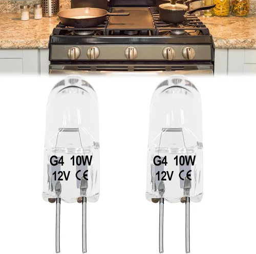 Vista 12 de Bombilla LED de vidrio G8 para microondas equivalente a 50 W, 130 V, 5 W, 500 lm, luz blanca diurna, compatible con campana de microondas GE Samsung