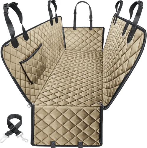 Vista 18 de URPOWER Funda de asiento para perro, hamaca 100% impermeable, 600D, resistente, a prueba de arañazos, antideslizante, duradera, suave
