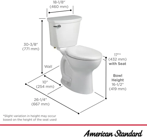 Vista 3 de American Standard 215BB004.020 Inodoro, Blanco