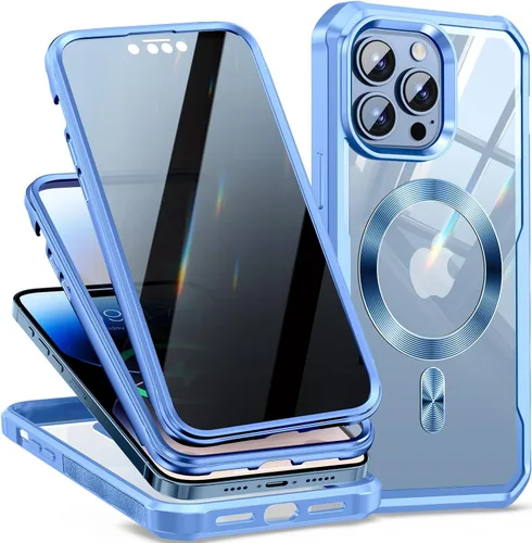 Vista 9 de [Bucle de CD + protector de pantalla de privacidad] Funda magnética para iPhone 7/8/SE 2020/SE3, [protección contra caídas de grado militar]