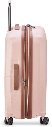 Vista 6 de DELSEY Paris St. Tropez Hardside - Maleta extensible con ruedas giratorias, Rosado, St. Tropez Hardside - Maleta extensible con ruedas giratorias