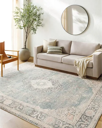 Vista 12 de Livabliss x Becki Owens - Alfombra vintage Marlene para pasillo, 2'7" x 7'3", Beige/Multi, (7' y menos)