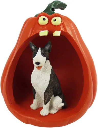 Vista 157 de Conversation Concepts Figura de Corgi galés de Halloween y calabaza Welsh Corgi Pembroke