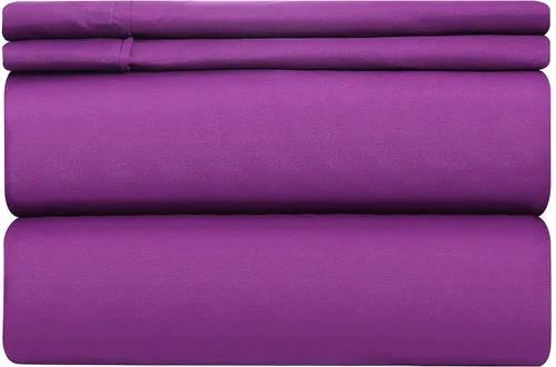Vista 9 de OPT Marca. Juego de sábanas de 4 piezas de microfibra de doble cepillado de calidad hotelera de lujo – Resistente a las arrugas, sedoso y suave al