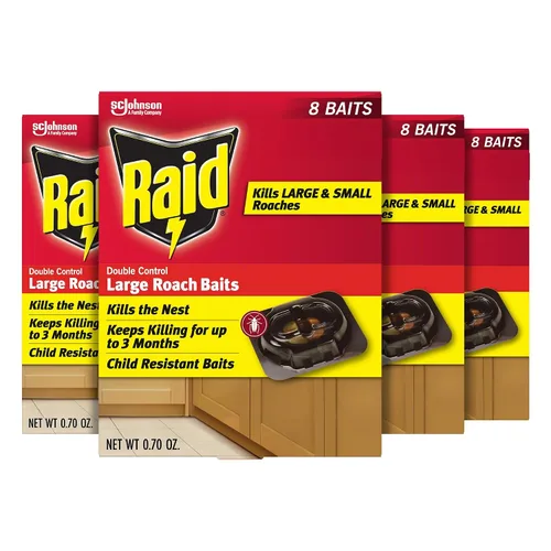 Vista 8 de Raid Cebos grandes para cucarachas de doble control (8 unidades (paquete de 1))