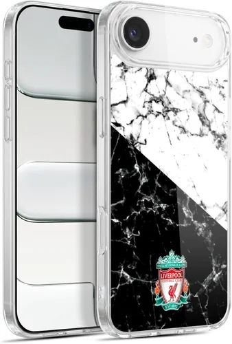 Vista 32 de Oficial LIVERPOOL Football Club 2017/18 Mármol Soft Gel Case para iPhone de Apple 7 Plus/8 PLUS Escudo negro.