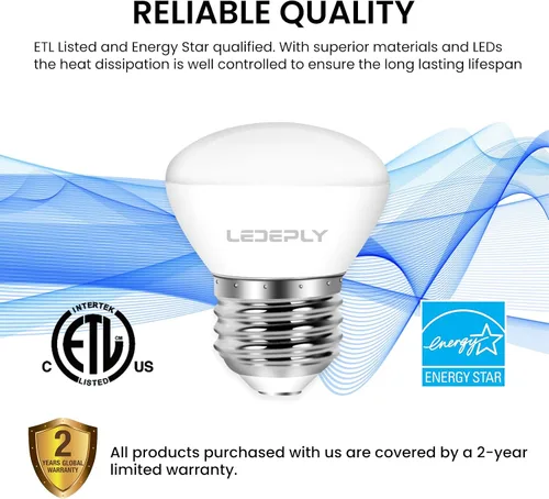 Vista 7 de Bombilla LED R14, 4 W = 40 W regulable E26 Base Mini LED Reflector