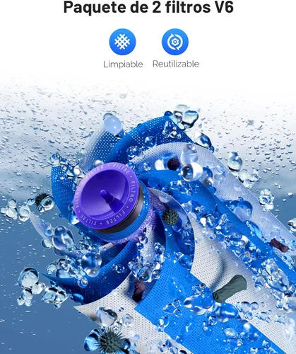 Vista 5 de morpilot Batería de repuesto recargable de 21.6V 8000mAh para Dyson V6