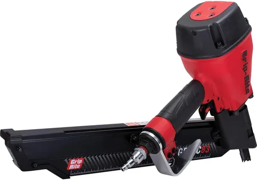 Vista 2 de Grip-Rite GRTFC83 - Clavadora de cinta de papel de cuerpo corto de 30 grados, acepta clavos de 2 a 3-1/4 pulgadas con cabeza recortada y redonda