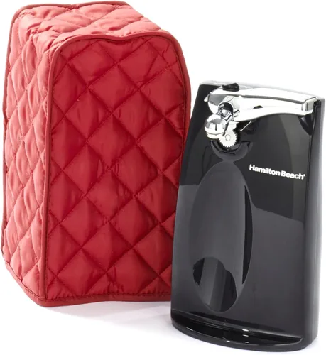 Vista 9 de Covermates Cubierta para abrelatas, 5 pulgadas de ancho x 5 pulgadas de poliéster acolchado negro.
