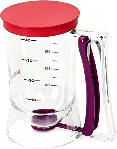 Vista 11 de BBSTARZ Separador de masa para magdalenas, crepes, galletas, pasteles, gofres. Dispensador de masa, separador de galletas, separador de crema. Taza