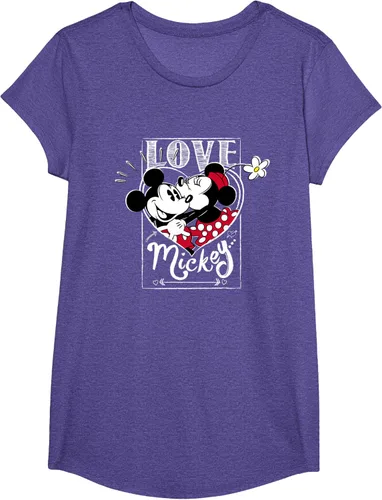 Vista 58 de Disney Mickey & Minnie Mouse Love Mickey - Camiseta para el día de San Valentín