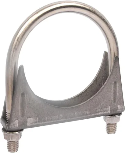 Vista 12 de Heavy Duty 1.5" 1-1/2 Inch Exhaust U Bolt Clamps Stainless Tono plata