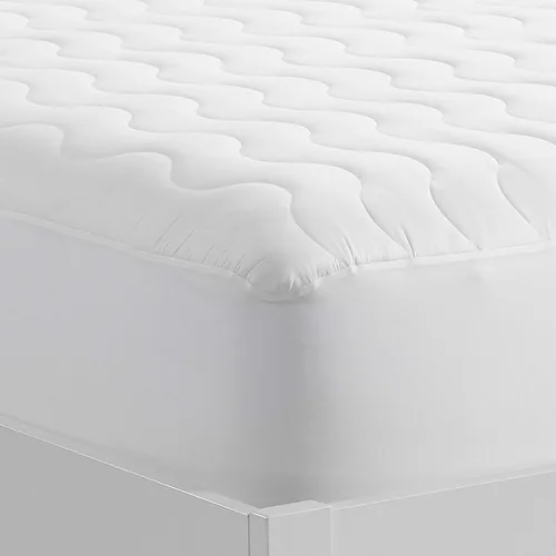 Vista 3 de Serta Air Dry Protector de Colchón Acolchado de Tela de Rendimiento de Comodidad Básica, Cubrecolchón Refrescante y Transpirable, Protección que